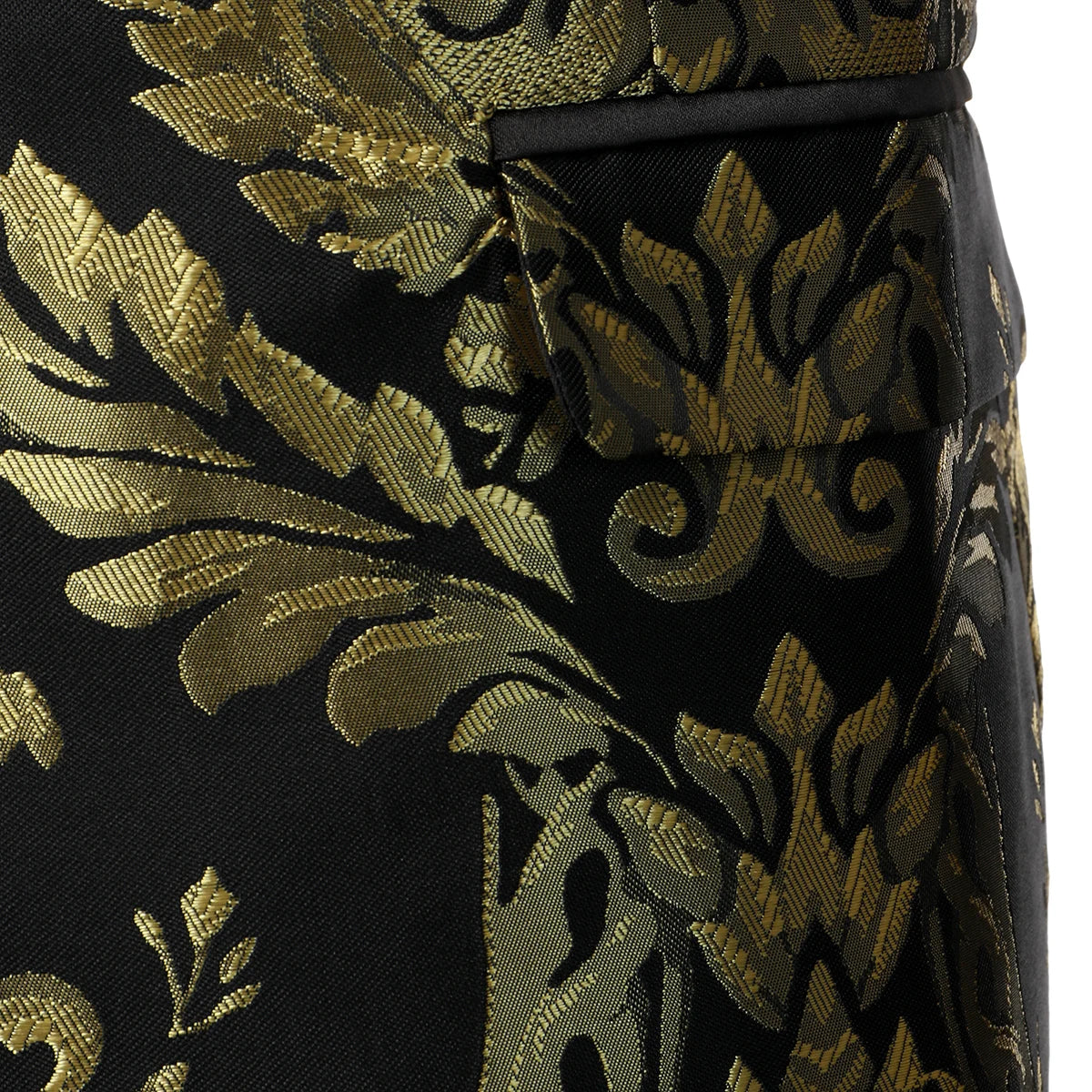 Luxury Pattern Jacquard Banquet Blazer