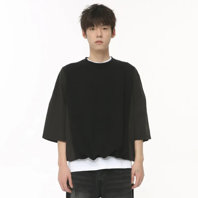 Casual Loose Round Neck Style T-Shirt