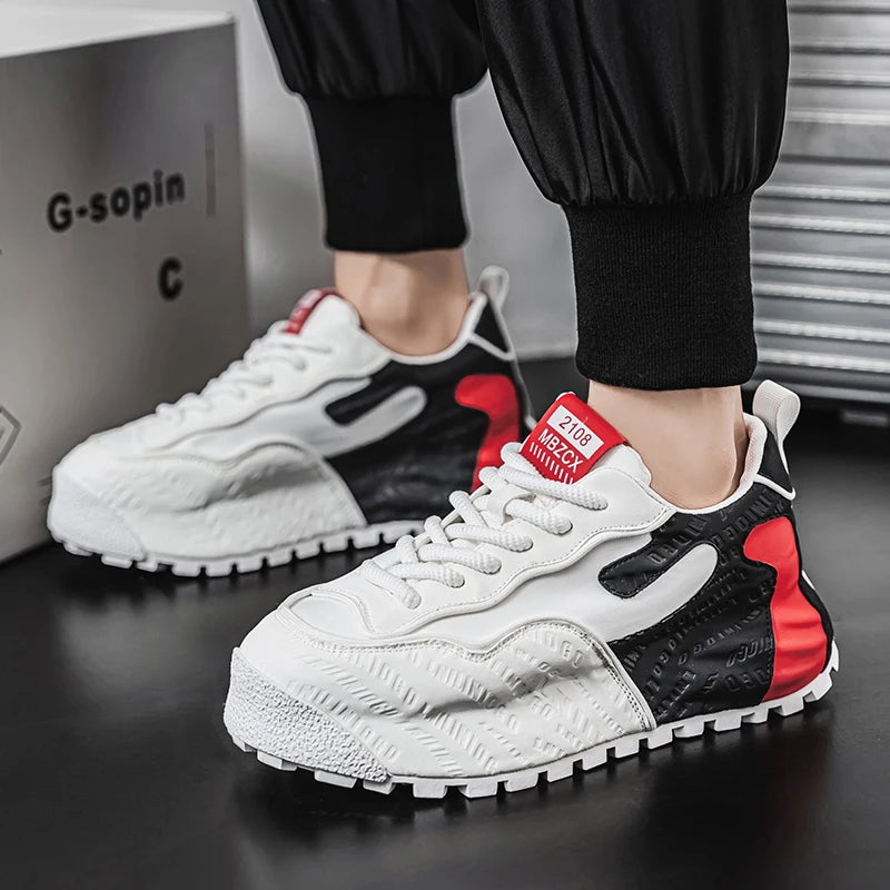 Letter Block Chunky Sole Sneakers