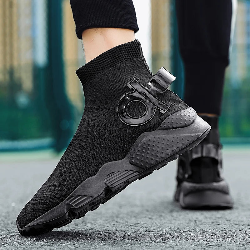 High-Tech Knit Walking Sneakers