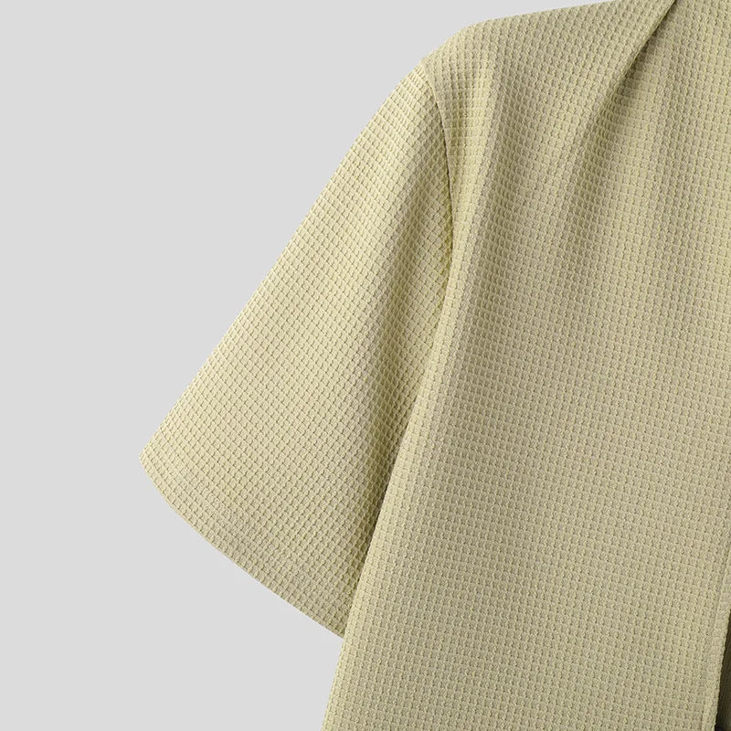 Casual Irregular Front Polyester Shirt