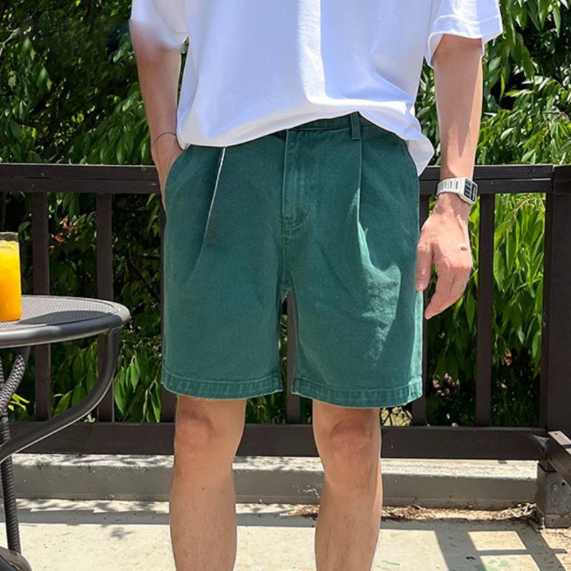 Retro Straight Loose Casual Shorts