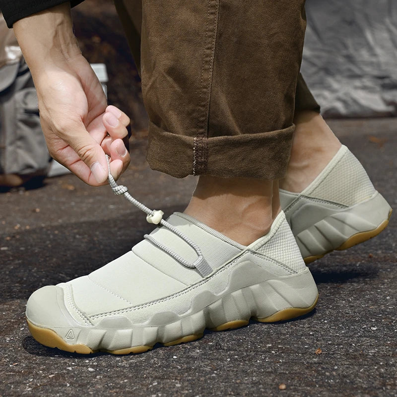 Outdoor Chunky Sole Slip-On Sneakers