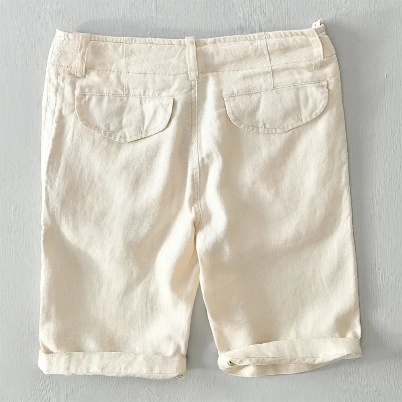 Summer Casual Style Linen Shorts