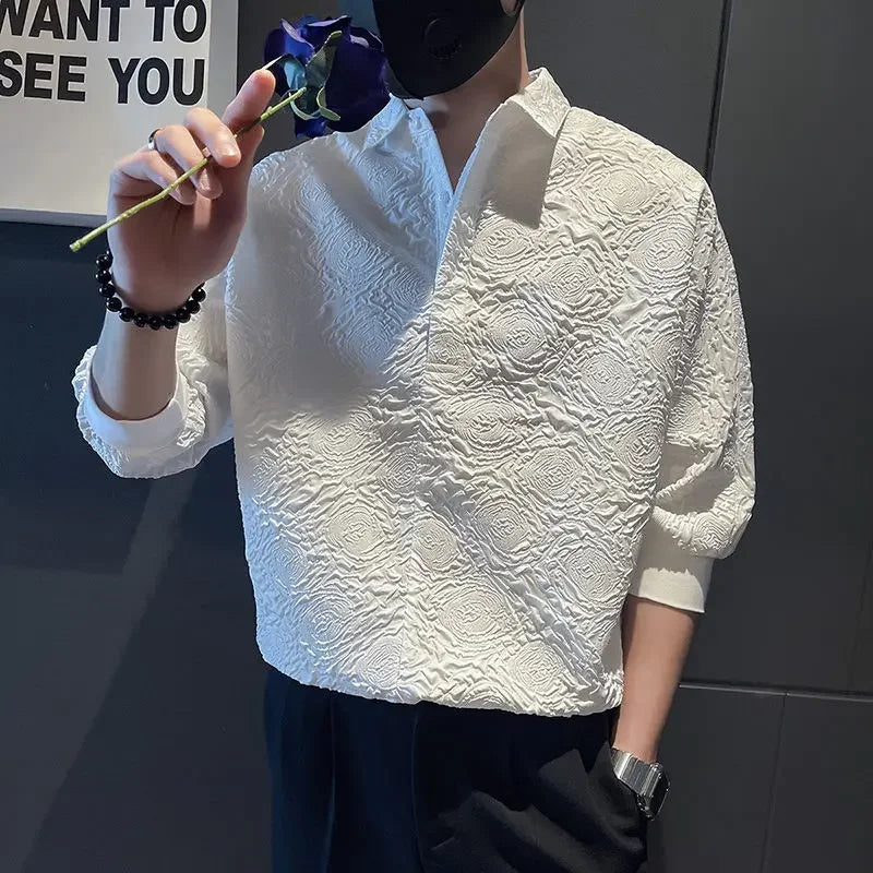 Geometric Graphic Half Sleeve Shirt