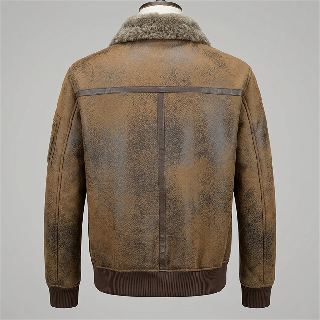 Winter Buckle Strap Arm Pocket Jacket