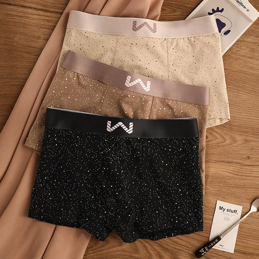 Starry Sky Print Breathable Boxer Set