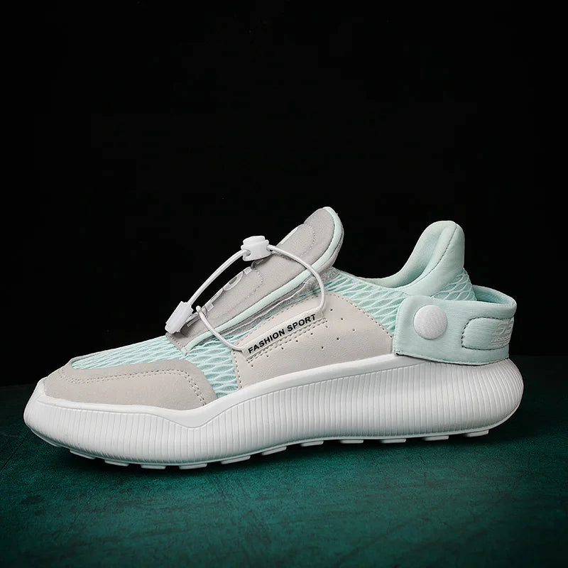 Chunky Soles Color Block Hommes Baskets à Cordon