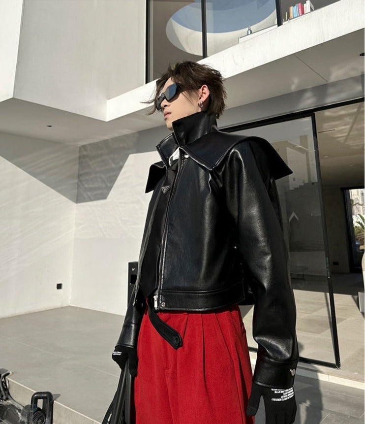 Solid Color Fashion Oversized Jacket