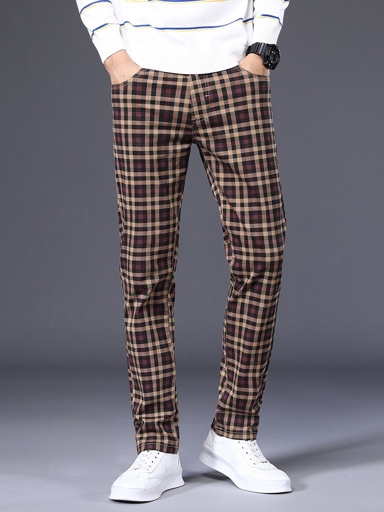 Classics Plaid Regular Straight Pants
