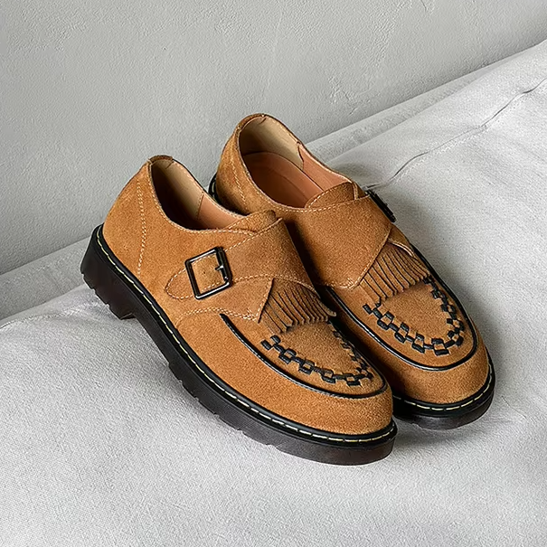 Retro Style Tassel Suede Leather Shoes