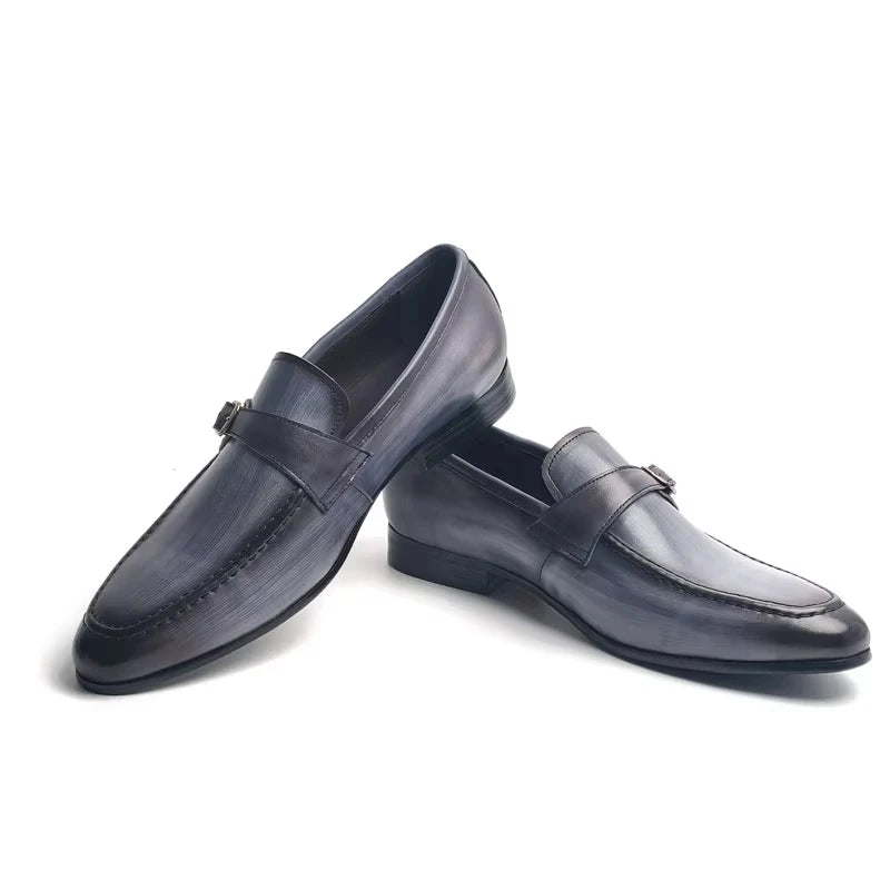 Deluxe Elegant Buckle Men's Loafers