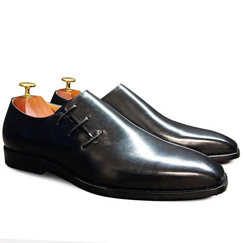 Black Polished Formal Leather Shoes