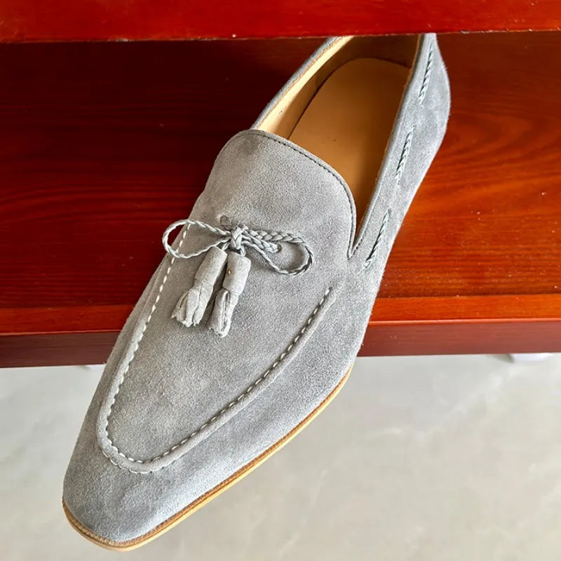 Tassels Leisure Square Toe Loafers