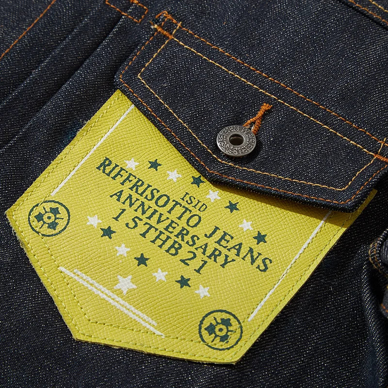 Retro Selvedge Raw Denim Jacket