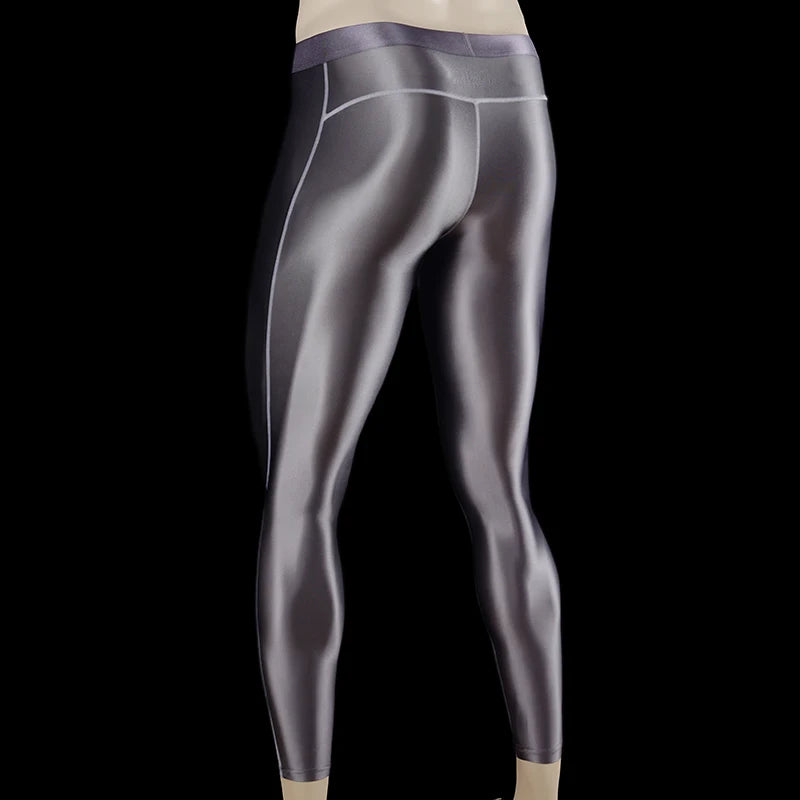 Glossy Smooth High Elasticity Leggings