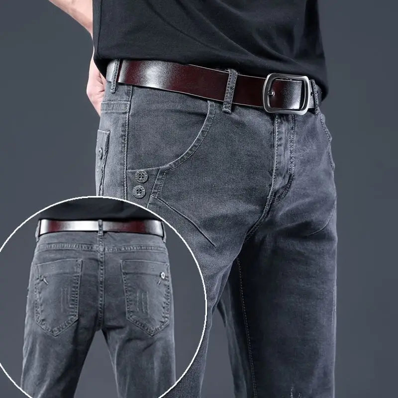 Streetwear Fashion Stretch Slim Fit Jeans