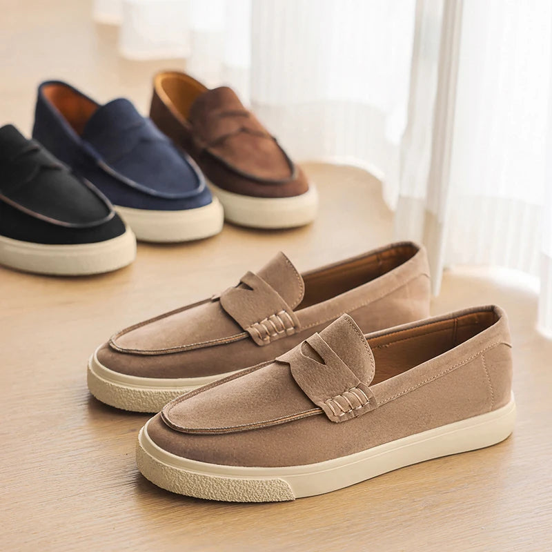 Classic Signature Suede Loafers