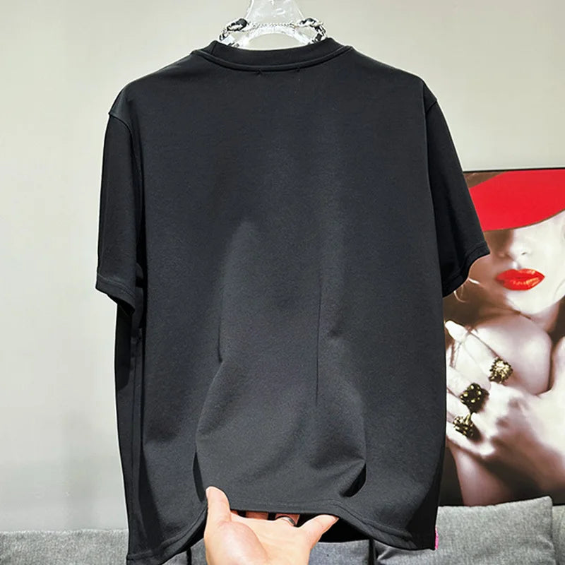 Loose Zipper Decor Short-Sleeve T-Shirt