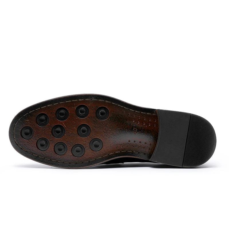 Comfortable Soft Sole Low-Cut Leather Loafers