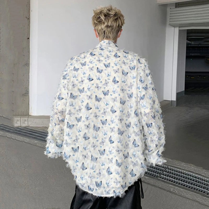 Butterfly Fringe Long Sleeve Shirt