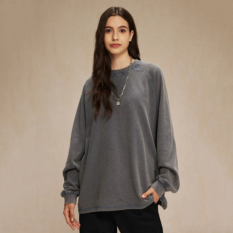 Washed Solid Color Loose T-Shirt