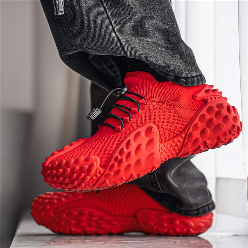 Chunky Grip Sole Slip-On Sneakers