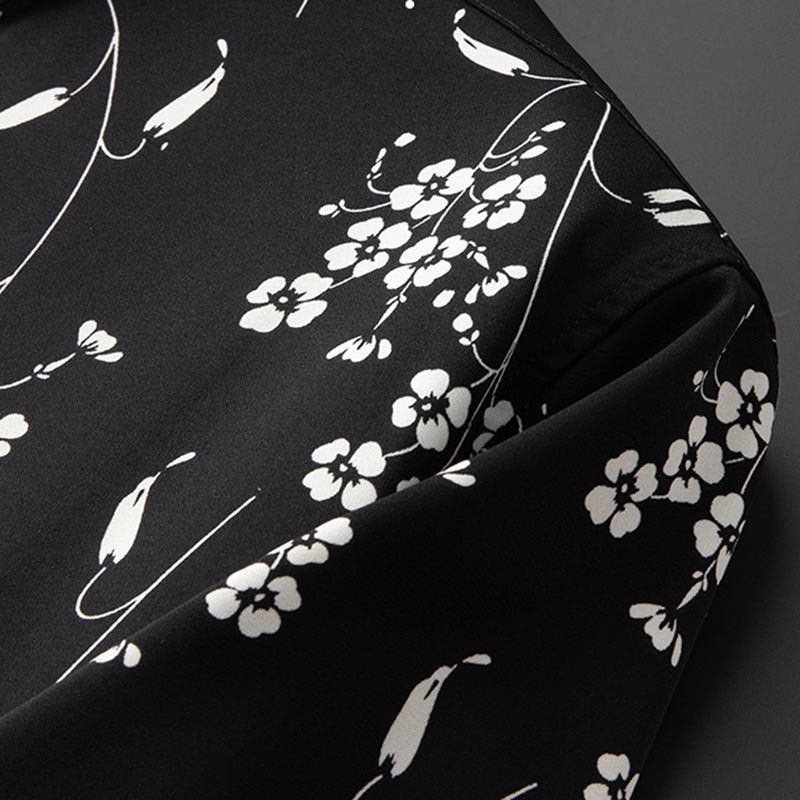 Summer Floral Hawaiian Beach Men Shirt