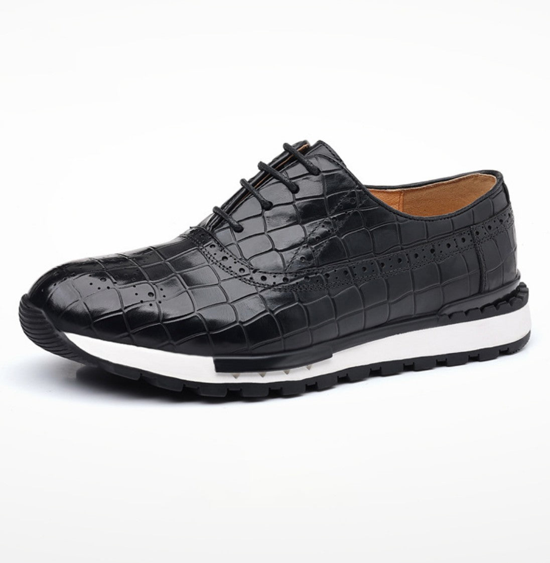 Genuine Leather Casual Daily Sneakers