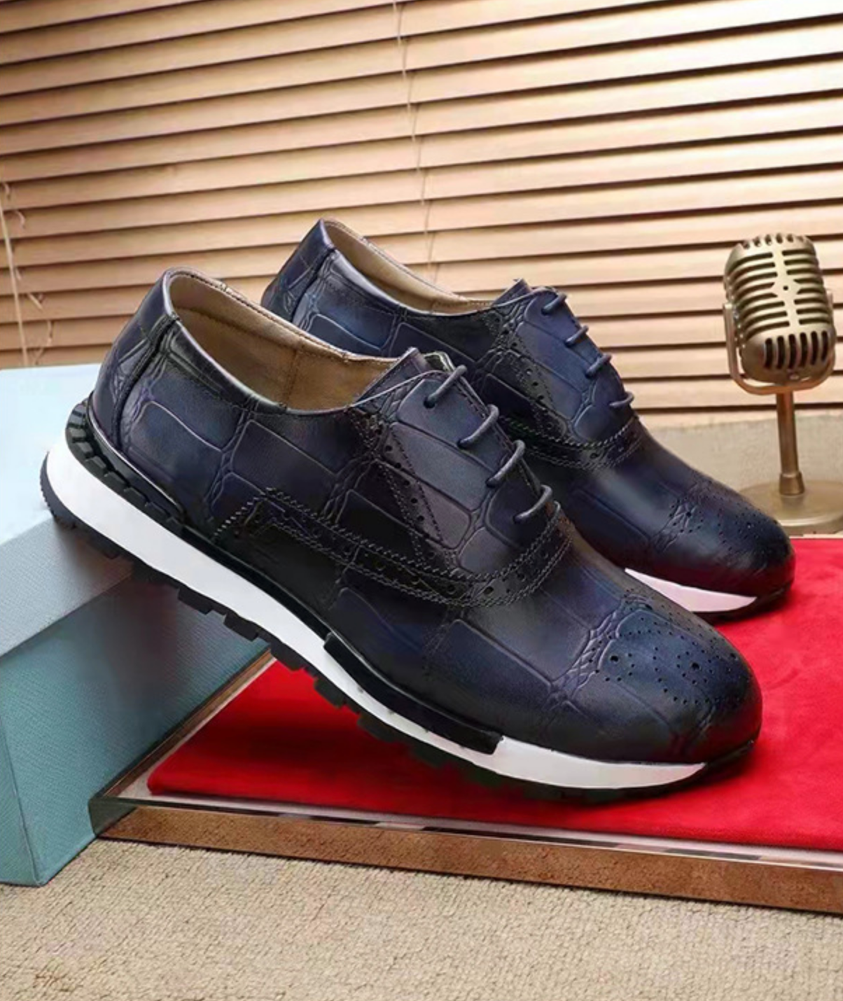 Genuine Leather Casual Daily Sneakers