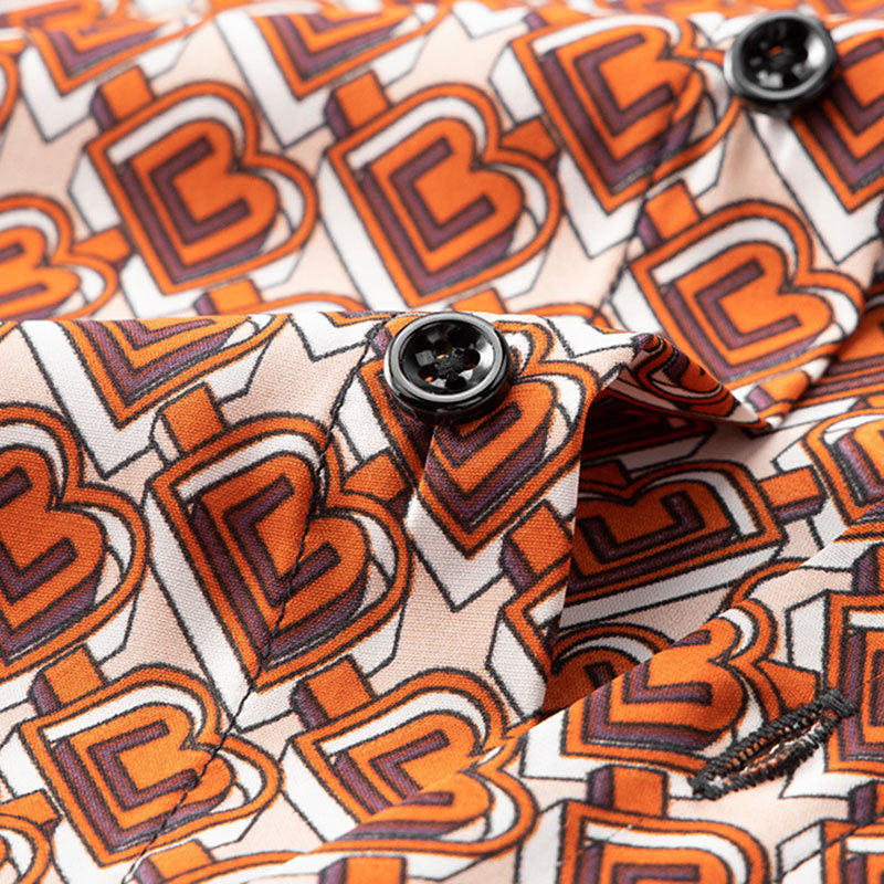 Summer Floral Hawaiian Beach Men Shirt