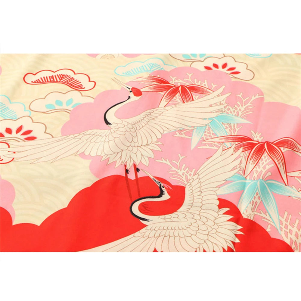 Pink Printed Pattern Hawaiian Shirt