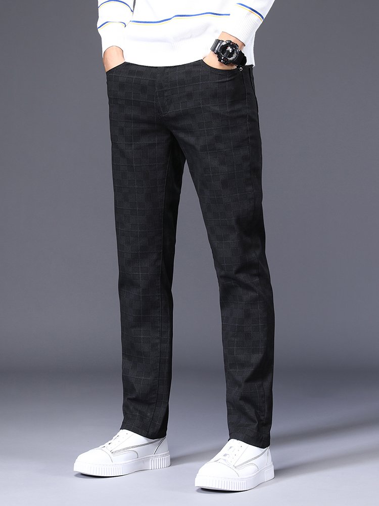 Classics Plaid Regular Straight Pants