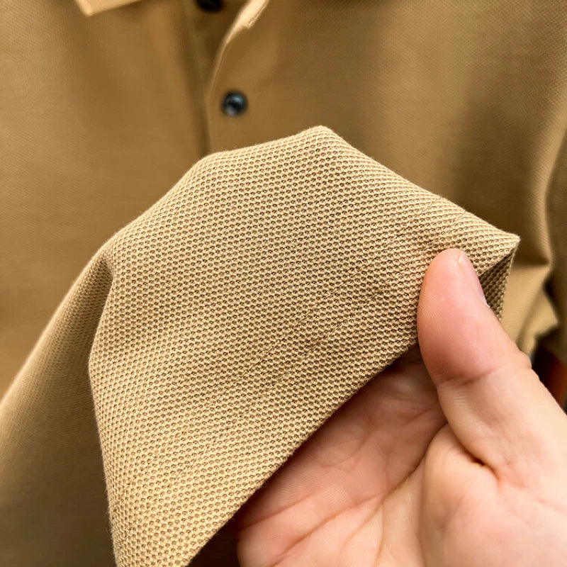 Casual Summer Cotton Breathable Polo Shirt