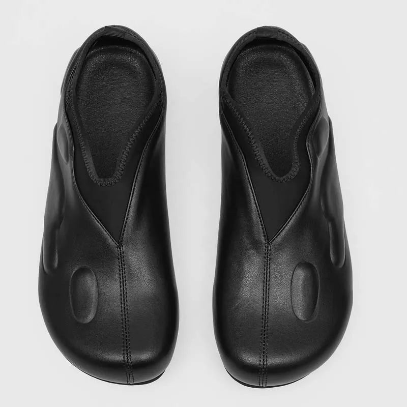 Aether Sculpt Slip-On Leather Shoes