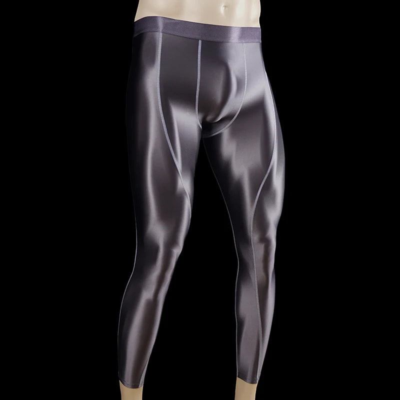 Glossy Smooth High Elasticity Leggings