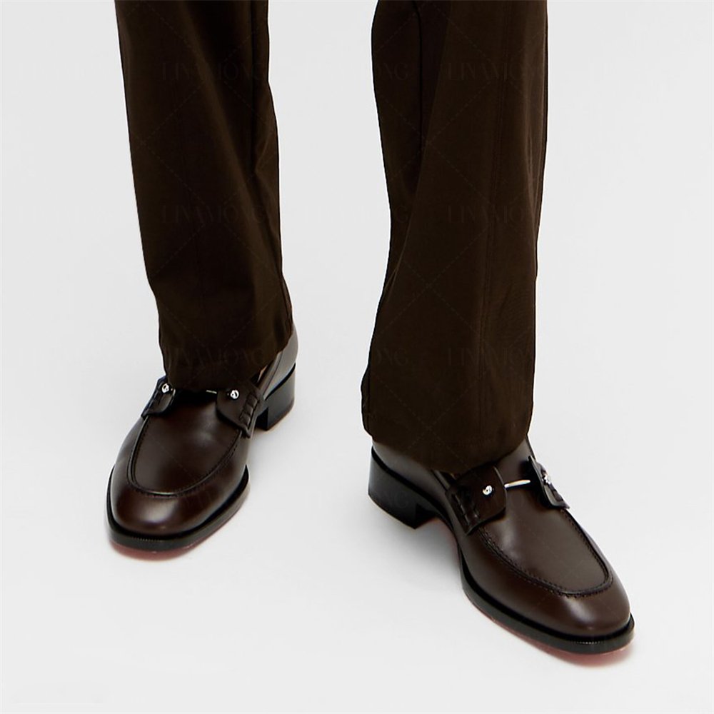 Silver Metallic Pin Casual Loafers