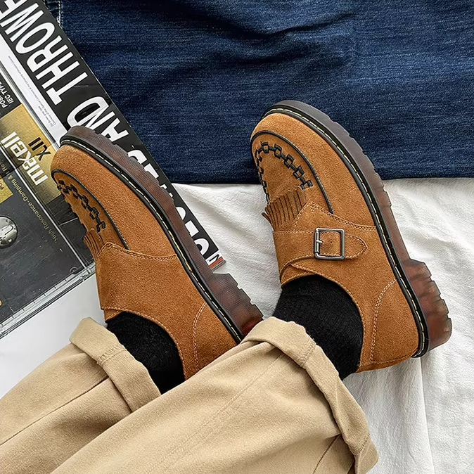 Retro Style Tassel Suede Leather Shoes