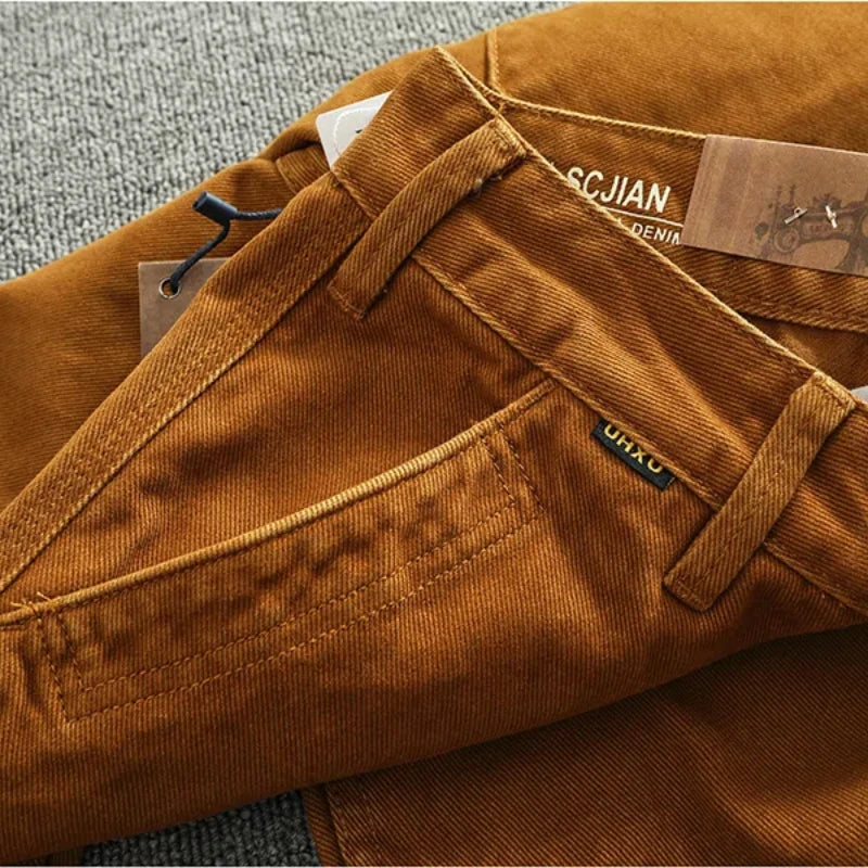 Workwear Classic Brown Denim Jeans