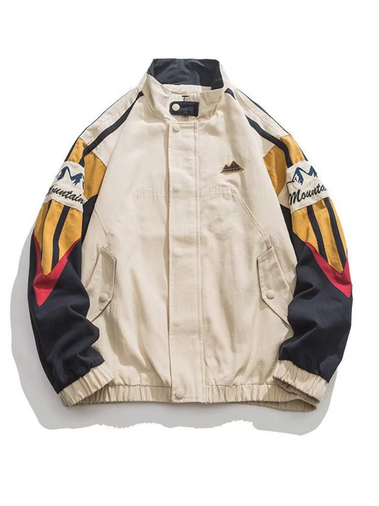 Baseball Street Style Colorful Loose Jacket