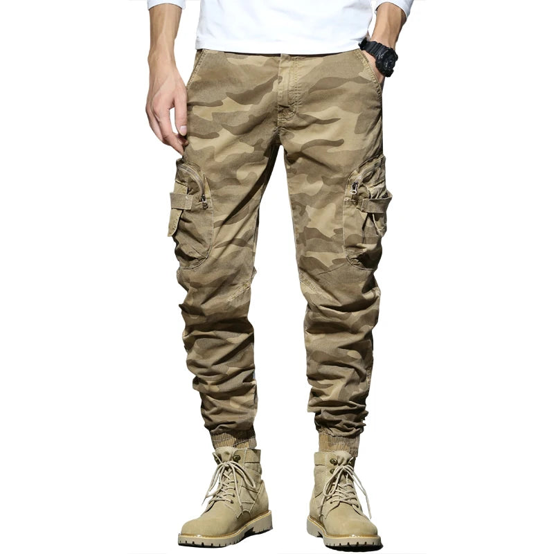 Tactical Camouflage Jogger Cargo Pants