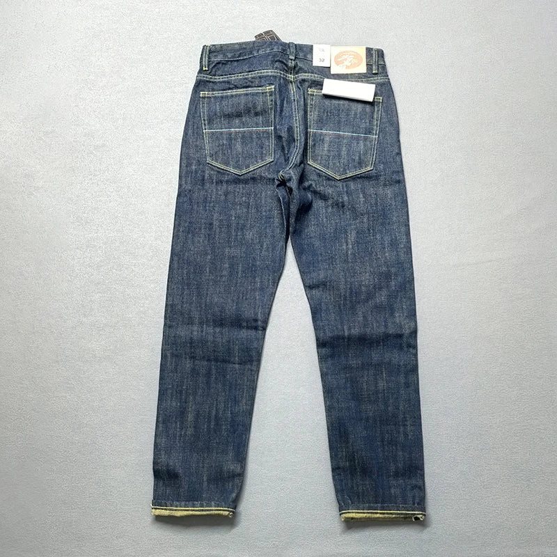 Retro Straight-Cut Denim Jeans