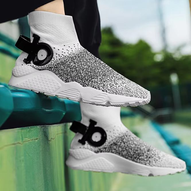 High-Tech Knit Walking Sneakers