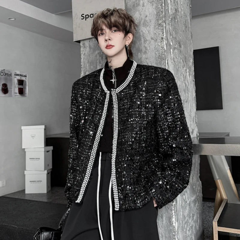 Niche Design Beaded Ribbon Jacket