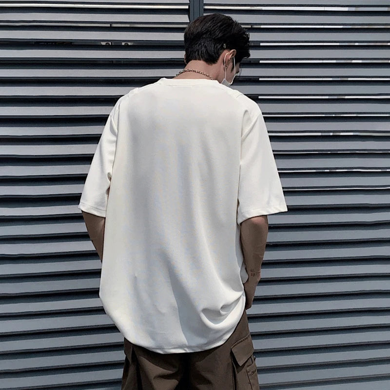 Buckle-Up Decor O-Neck T-Shirt