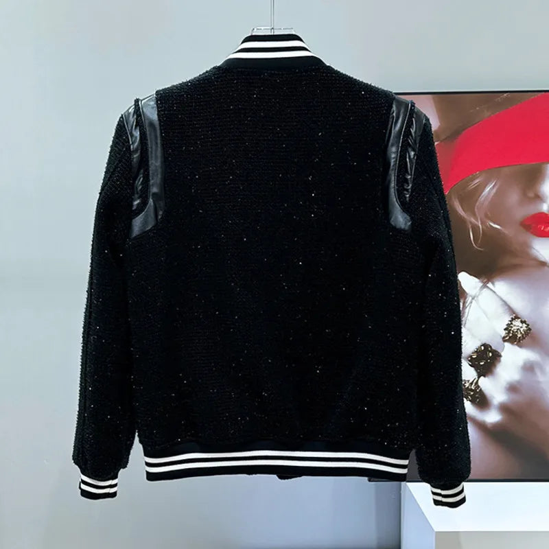 Bright Silk Tweed Patchwork Jacket