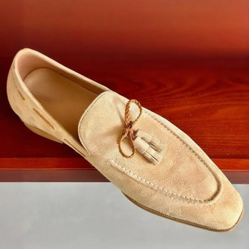 Tassels Leisure Square Toe Loafers