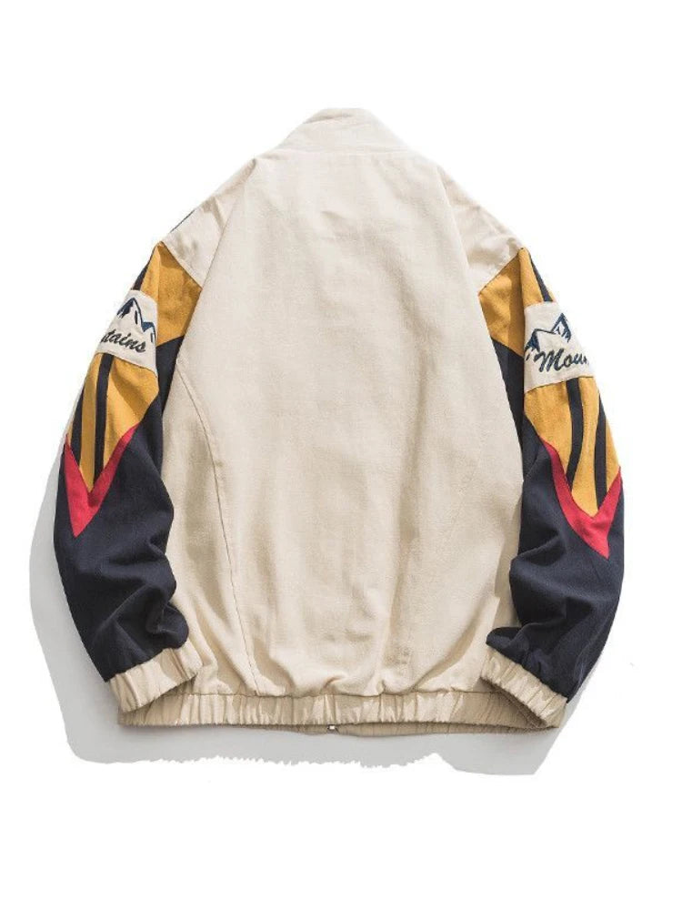 Baseball Street Style Colorful Loose Jacket
