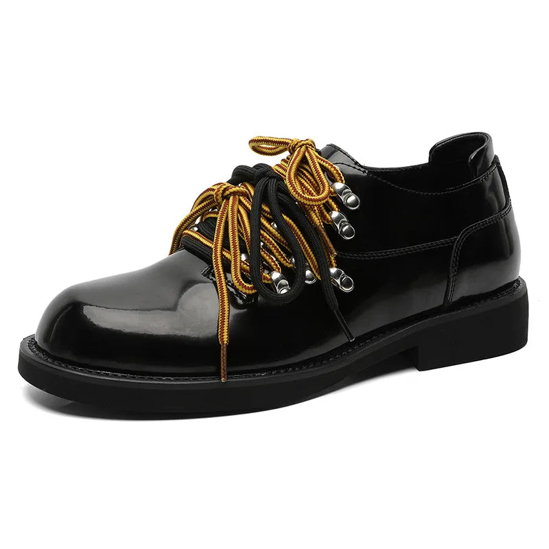 Edgy Thick-Soled Men's Derby Shoes