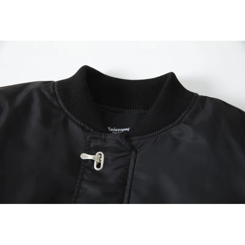 Metal Buckle Fashion Winter Jacket